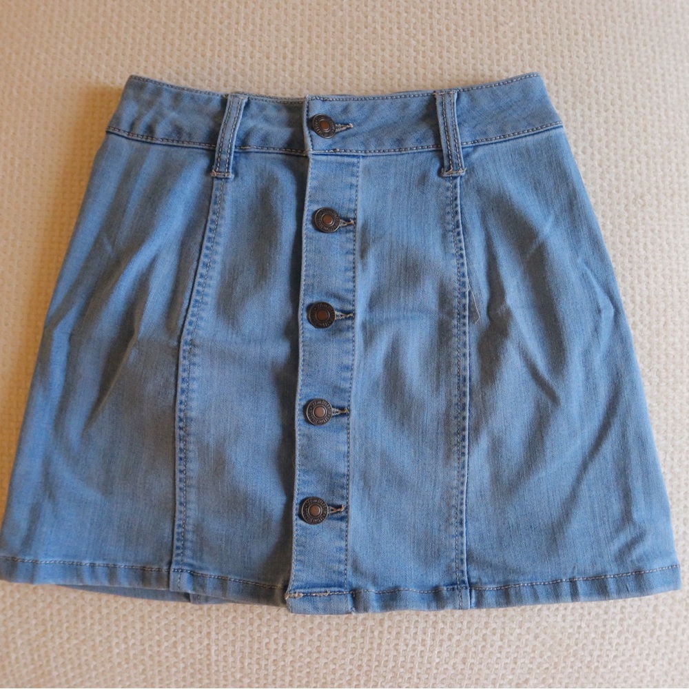 Tilly's Blue Mini Pencil Skirt Casual